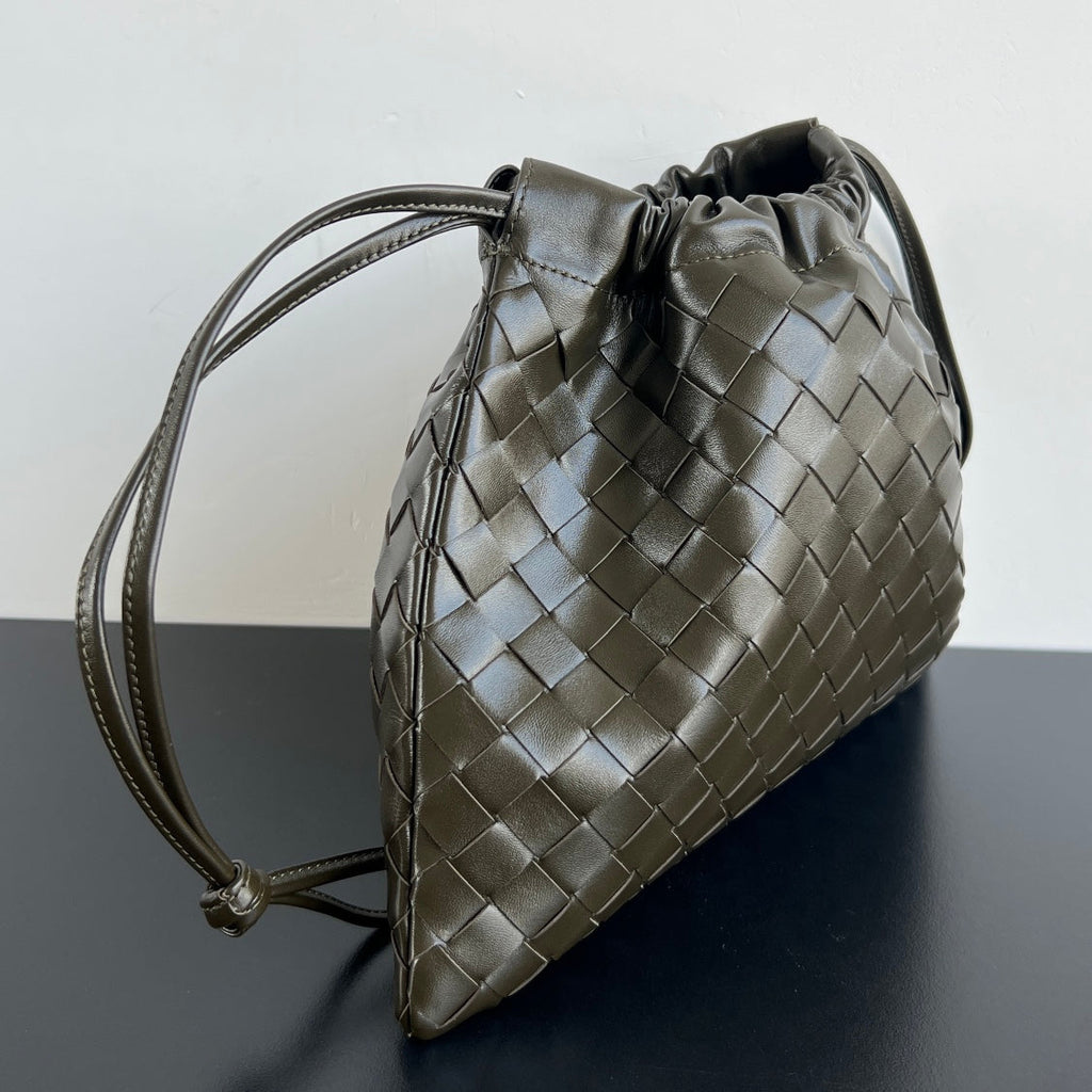 DUSTBAG MEDIUM 32 IN ARMY GREEN CALFSKIN