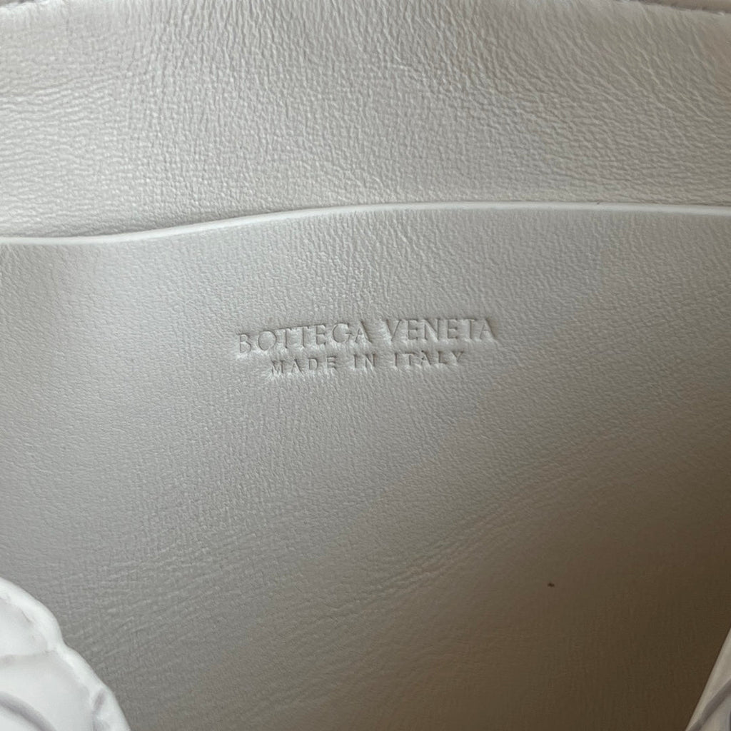 CONCERT POUCH 18 IN WHITE LAMBSKIN