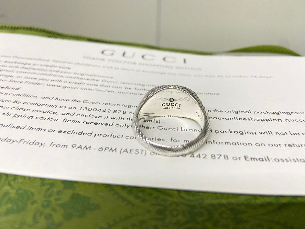 Double Gucci Marmont Pinky Ring