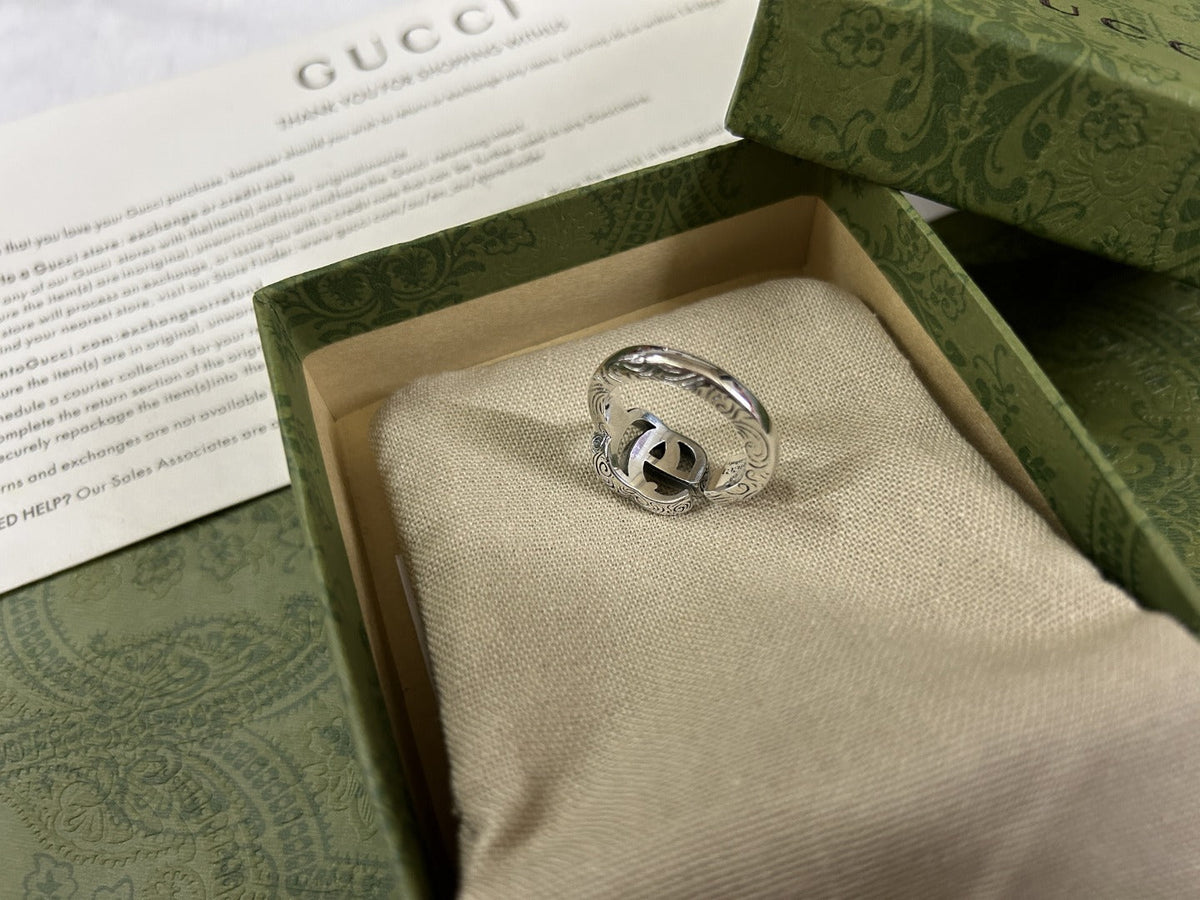 Double Gucci Marmont Key Open Ring
