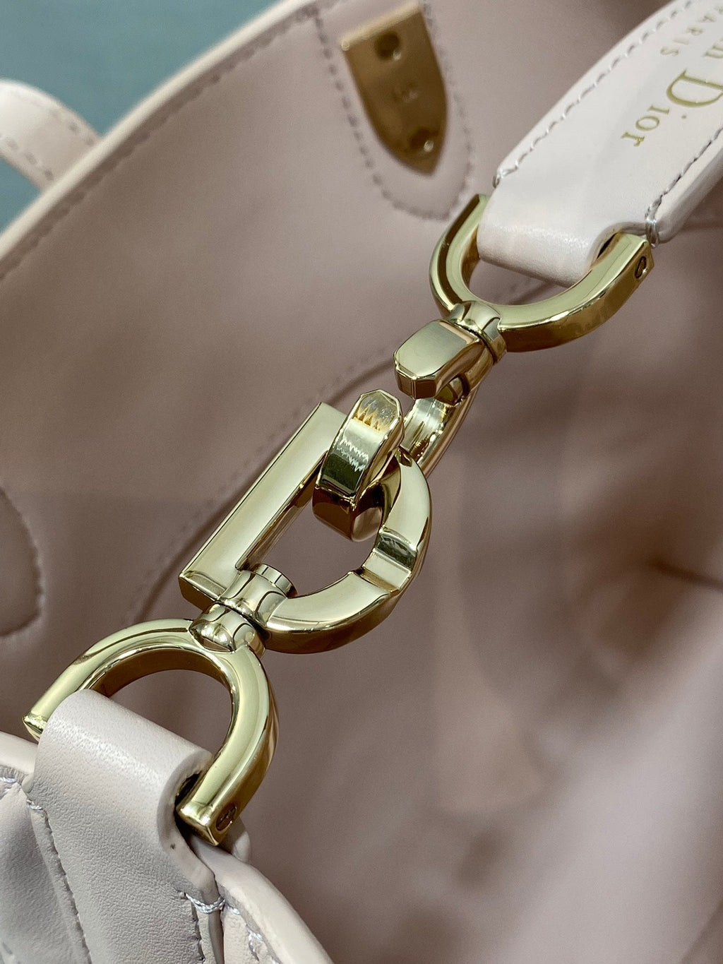DIOR 25S ALWAYS MINI BAG 16 IN LIGHT PINK MACROCANNAGE CALFSKIN GOLD HARDWRE